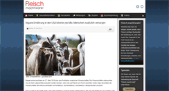 Desktop Screenshot of fleisch-macht-krank.de