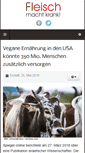 Mobile Screenshot of fleisch-macht-krank.de